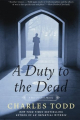 Couverture Bess Crawford, book 1: A Duty to the Dead Editions William Morrow & Company 2010