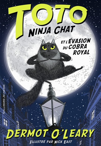 Couverture Toto Ninja Chat, tome 1 : Toto Ninja Chat et l'évasion du cobra royal