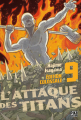 Couverture L'Attaque des Titans, triple, Édition Colossale, tome 09 Editions Pika (Seinen) 2019