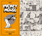Couverture Mickey Mouse par Floyd Gottfredson, tome 04 : Les Sept Fantômes et autres histoires Editions Glénat (Les Grands Maîtres) 2019