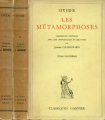 Couverture Les Métamorphoses Editions Garnier (Classiques) 1953