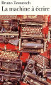 Couverture La machine à écrire Editions Folio  1996