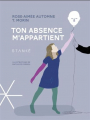 Couverture Ton absence m'appartient Editions Stanké 2019
