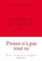 Couverture La Vraie Vie de Vinteuil Editions Grasset 2019