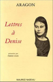 Couverture Lettres à Denise Editions Maurice Nadeau 1994