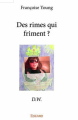 Couverture Des rimes qui friment ? D.W Editions Autoédité 2018