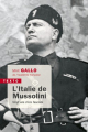Couverture L'Italie de Mussolini : Vingt ans d'ère fasciste Editions Tallandier (Texto) 2019