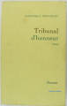 Couverture Tribunal d'honneur Editions Grasset 1996