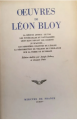 Couverture Oeuvres de Léon Bloy, tome 4 Editions Mercure de France 1965