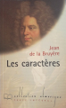 Couverture Les Caractères Editions Carrefour 1996