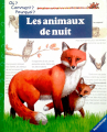 Couverture Les animaux de nuit Editions Ravensburger 1999