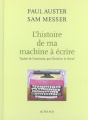 Couverture L'histoire de ma machine à écrire Editions Actes Sud 2003