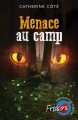 Couverture Menace au camp Editions Héritage (Frissons) 2019