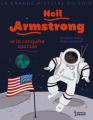 Couverture Neil Armstrong et la conquête spatiale Editions Larousse (Jeunesse) 2019