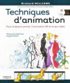 Couverture Techniques d'animation : Pour le dessin animé, l'animation 3D et le jeu video Editions Eyrolles 2016