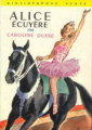 Couverture Alice écuyère Editions Hachette (Bibliothèque Verte) 1959