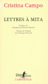 Couverture Lettres à Mita Editions Gallimard  (L'arpenteur) 2006