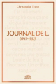 Couverture Journal de L. (1947-1952) Editions Goutte d'or 2019