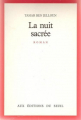 Couverture La nuit sacrée Editions Seuil 1987