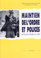 Couverture Maintien de l'ordre et polices : en France et en Europe au XIXe siècle Editions Creaphis 1987