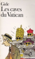 Couverture Les caves du Vatican Editions Folio  1987