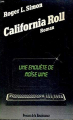 Couverture California Roll Editions Presses de la Renaissance 1986