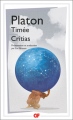 Couverture Timée, Critias Editions Garnier Flammarion 2017