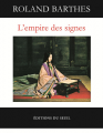 Couverture L'empire des signes Editions Seuil 2016