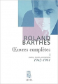 Couverture Oeuvres complètes, tome 1 : Livres, textes, entretiens : 1942-1961 Editions Seuil 2002