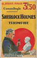 Couverture Sherlock Holmes triomphe Editions La renaissance du livre 1932