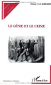 Couverture Le génie et le crime Editions L'Harmattan 2003