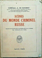 Couverture Scènes du monde criminel russe Editions Payot 1929
