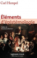 Couverture Eléments d'épistémologie Editions Armand Colin (Cursus) 2012
