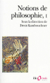Couverture Notions de philosophie, tome 1 Editions Folio  (Essais) 1995