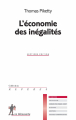 Couverture L'économie des inégalités Editions La Découverte 2015