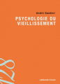 Couverture Psychologie du vieillissement Editions Armand Colin 2013