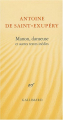 Couverture Manon, danseuse et autres textes inédits Editions Gallimard  (Hors série Littérature) 2007