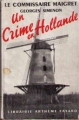 Couverture Un crime en Hollande Editions Fayard 1950