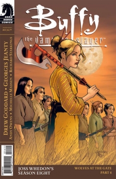 Couverture Buffy The Vampire Slayer, season 8, book 15: Wolves at the Gate, part 4