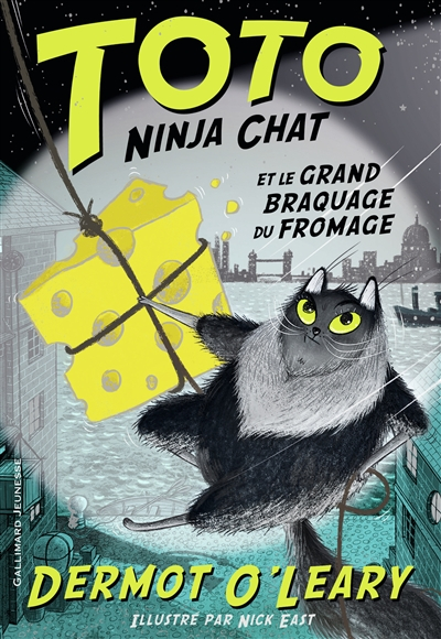 Couverture Toto Ninja Chat, tome 2 : Toto Ninja Chat et le grand braquage du fromage
