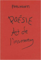 Couverture Poésie art de l'insurrection Editions maelstrÖm 2012