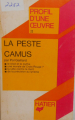 Couverture La peste Editions Hatier 1972
