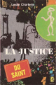 Couverture La justice du Saint Editions Le Livre de Poche 1969