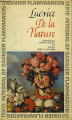 Couverture De la nature Editions Garnier Flammarion 1964