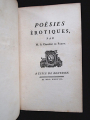Couverture Poésies érotiques Editions Project Gutenberg Ebook 2010