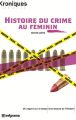 Couverture Histoire du crime au féminin Editions Studyrama 2010