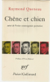 Couverture Chêne et chien Editions Gallimard  (Poésie) 1969