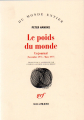 Couverture Le poids du monde Editions Gallimard  (Du monde entier) 1980