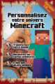Couverture Personnalisez votre univers Minecraft Editions Les livres du dragon d'or 2015
