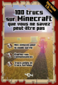 Couverture 100 trucs sur Minecraft que vous ne savez peut-être pas Editions Les livres du dragon d'or 2015